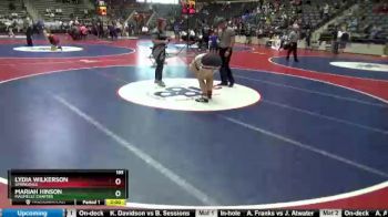 185 lbs Champ. Round 2 - Mariah Hinson, Maumelle Charter vs Lydia Wilkerson, Springdale