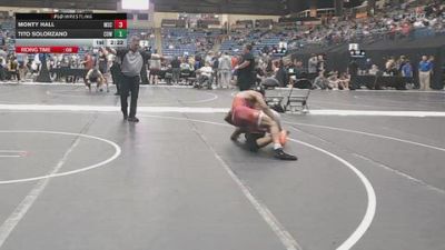 157 lbs Champ. Round 3 - Tito Solorzano, Cowley College vs Monty Hall, Murray State
