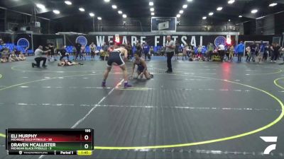 195 lbs Round 2 (8 Team) - Eli Murphy, Michigan Gold Pitbulls vs Draven McAllister, Michigan Black Pitbulls