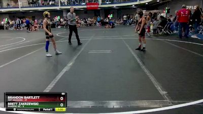 68 lbs Round 6 (8 Team) - Brandon Bartlett, Mat Assassins vs Brett Zakrzewski, Rangers WC