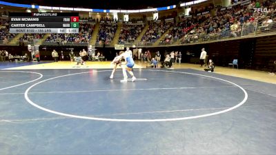 155 lbs Round Of 32 - Evan McManis, Franklin Regional vs Carter Campbell, Warren