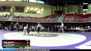 150 lbs Round 1 (6 Team) - Clayton Zahm, Cheyenne East vs Dane Arrants, Grand Island