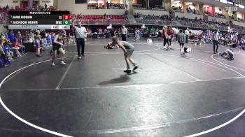 95 lbs Semifinal - Jase Koehn, Clarkson Leigh vs Jackson Muhr, Nebraska Elite Wrestling Club
