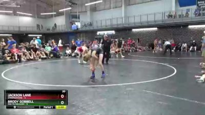 126 lbs Semis & 3rd Wb (16 Team) - Brody Gobbell, Mid TN Maulers vs Jackson Lane, StrongHouse