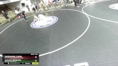 56 lbs Quarterfinal - Nathan Beckham, Orange County RTC vs JamesMark Curiel, Savage House Wrestling Club