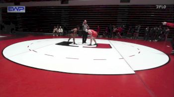 190 lbs Rr Rnd 1 - Brook West, Comanche High School Girls vs Ri'Nyisha Newton, Tulsa Union Girls