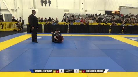 Pamela Carolina B. Aguirre vs Vanessa Sue Waltz 2024 World IBJJF Jiu-Jitsu No-Gi Championship