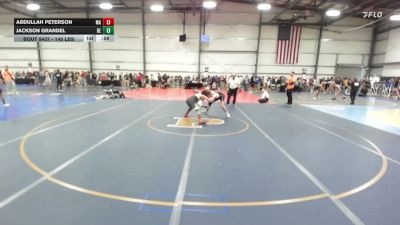 145 lbs Consi Of 32 #1 - Abdullah Peterson, MA vs Jackson Grandel, DE