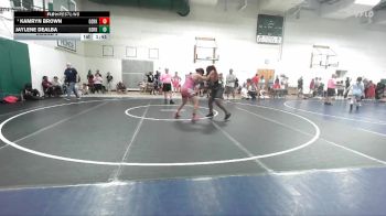 186-205 lbs Round 2 - Kamryn Brown, Cahokia vs Jaylene Dealba, Aurora Wrestling Club