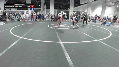 Cons. Round 4 - Isabella McFarlane, Florida vs Kiley Dillow, Chanute Wrestling Club