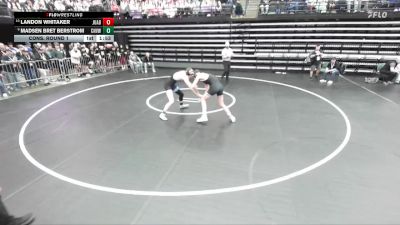 3A 150 lbs Cons. Round 1 - Landon Whitaker, Juab vs Madsen Bret Berstrom, Canyon View