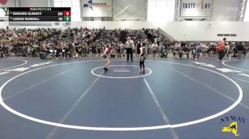 74 lbs Cons. Round 2 - Edward Glinsky, Quaker Wrestling Club vs Logan Randall, Club Not Listed