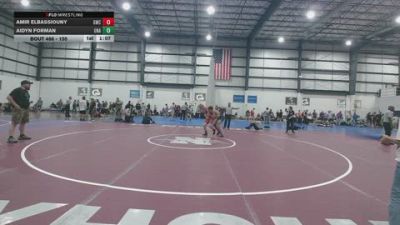 150 lbs Cons. Round 2 - Aidyn Forman, Unaffiliated vs Amir Elbassiouny, Grizzly Wrestling Club