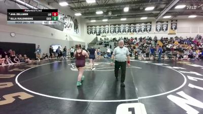 190 lbs Cons. Semi - Ella Kalenberg, Campbell County vs Ava Zellmer, Laramie