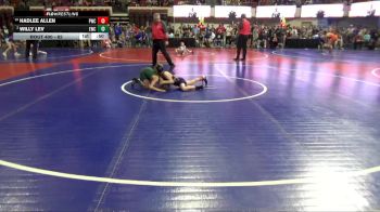 62 lbs Cons. Round 4 - Hadlee Allen, Powell Wrestling Club vs Willy Lev, Ennis Wrestling Club