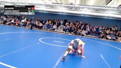150 lbs Consolation Bracket - Ian Ginter, Bellevue East vs Andrew Hensley, Liberty North