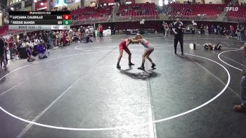 73 lbs 7th Place Match - Luciana Caudillo, MWC Wrestling Academy vs Reese Baker, Nebraska Wrestling Academy