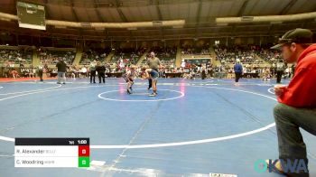 73 lbs Quarterfinal - Rafe Alexander, Bridge Creek Youth Wrestling vs Chase Woodring, Morrison Takedown Club