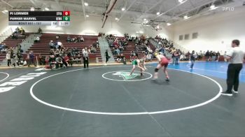 157 lbs 1st Place Match - Parker Marvel, Kelly Walsh vs Pj Lorimer, Star Valley