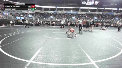 72 lbs Consi Of 4 - Colston Yocham, Coweta vs Carter Wiley, Arkansas Elite