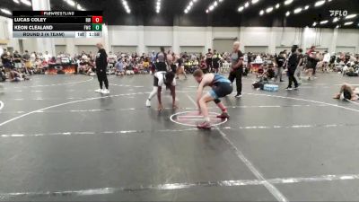 175 lbs Round 3 (4 Team) - Keon Clealand, Fuller Wrestling Center vs Lucas Coley, Refinery Wrestling