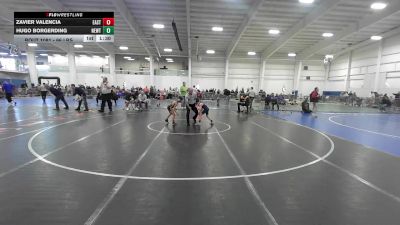 66 lbs Round Of 16 - Zavier Valencia, East Hartford vs Hugo Borgerding, Newtown