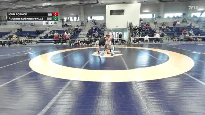 285 lbs Cons. Round 2 - Dustin Koskinen-Falls, Oswego State vs John Robyck, Elmira College