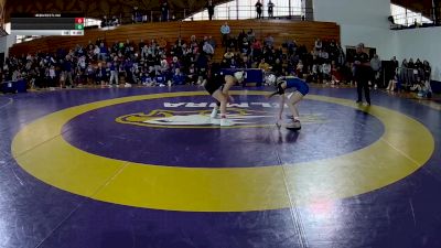 131 lbs Quarterfinal - Jaden Coppins, Western New England vs Ragan Retell, Elmira College