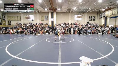106 lbs Quarterfinal - Christopher St. Peter, Monument Mountain vs Conlan Geary, Hanover