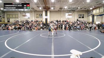 106 lbs Quarterfinal - Christopher St. Peter, Monument Mountain vs Conlan Geary, Hanover