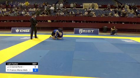 James C Comerford vs Paulo Franco Mena Weber 2024 Pan IBJJF Jiu-Jitsu No-Gi Championship