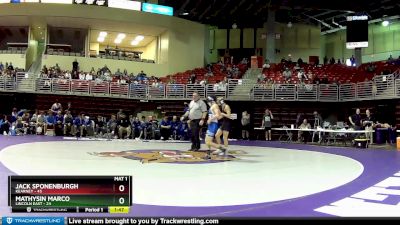 106 lbs Quarters & Wb (16 Team) - Jack Sponenburgh, Kearney vs Mathysin Marco, Lincoln East