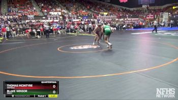 4A 150 lbs Quarterfinal - Thomas McIntyre, Wamego vs Blake Winsor, Pratt