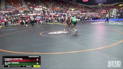 4A 150 lbs Quarterfinal - Thomas McIntyre, Wamego vs Blake Winsor, Pratt