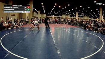 150 lbs Round 1 (6 Team) - Dominic Iacobellis, PWC vs Asher Wiram, Alabama Elite Red