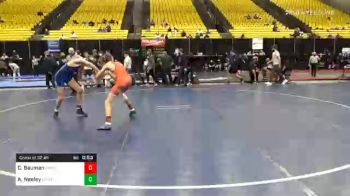 126 lbs Consolation - Christopher Bauman, Unattached 20 vs Austin Neeley, Unattached 117