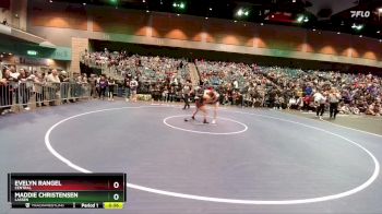 100 lbs Cons. Round 5 - Maddie Christensen, Lassen vs Evelyn Rangel, Central