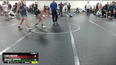 160 lbs Round 4 (8 Team) - Bradley Dimiglio, PA Alliance vs Cade Hirstine, Black Fox Wrestling