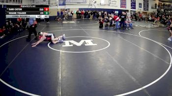 152 lbs Cons. Round 4 - Sam Caton, Slippery Rock Area Hs vs Shane Yeager, Commodore Perry Hs
