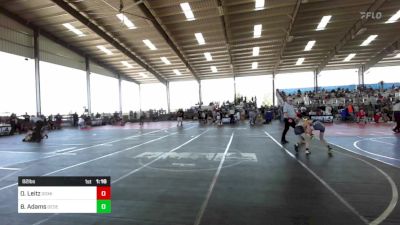 82 lbs Rr Rnd 4 - Oliver Leitz, Dominate WC vs Beau Adams, Desert Dogs WC