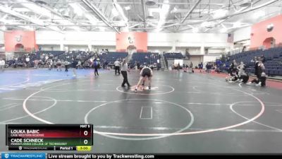 174 lbs Cons. Round 3 - Louka Babic, Case Western Reserve vs Cade Schneck, Pennsylvania College Of Technology