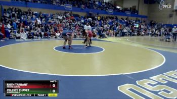 235lbs Champ. Round 2 - Faith Tarrant, Prairie (Girls) vs Celeste Chavet, Juanita (Girls)