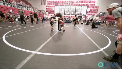 43 lbs Consi Of 8 #2 - Beckett Loftus, Carl Albert vs Dawson Wise, Tecumseh Youth Wrestling