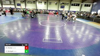112 lbs Quarterfinal - Harrison Muller, Danbury vs Caiden Skidgell, Maine Trappers