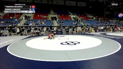 113 lbs Champ. Rd Of 64 - Kristian DeClercq, IL vs Gabriel Camacho, CA
