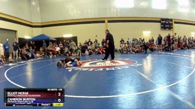 65 lbs Round 1 - Elliot Mcrae, Roncalli Wrestling Foundation vs Cameron Burton, Franklin Wrestling Club