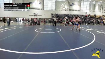160 lbs Cons. Round 4 - Benjamin Miner, 518 Grapplers vs Jeremiah Schneck, Club Not Listed