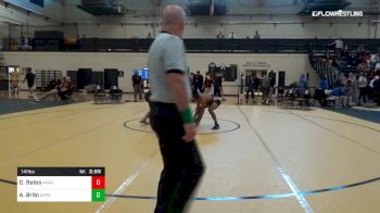 Consolation - Dawson Bates, Appalachian State vs Anthony Brito, Appalachian State