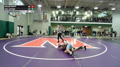 132 lbs Cons. Round 2 - Kellen Duffy, Christian Brothers Academy vs Will Haynes, Benedictine College Prep