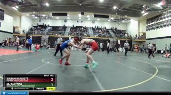 160 lbs Champ. Round 3 - Julian Burgett, Fishers Wrestling Club vs Eli Schwab, DeKalb County Wrestling Club
